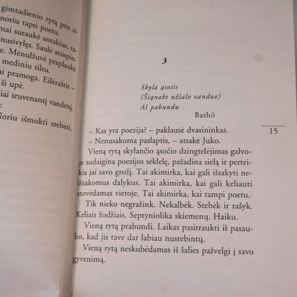 Lithuanian Book Sniegas ( Neige ) By Maxence Fermine Vintage 2003 Paperback - Picture 5 of 7